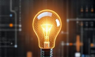 Lightbulb with circuit board symbolizing innovation