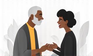 Two diverse figures representing mentorship